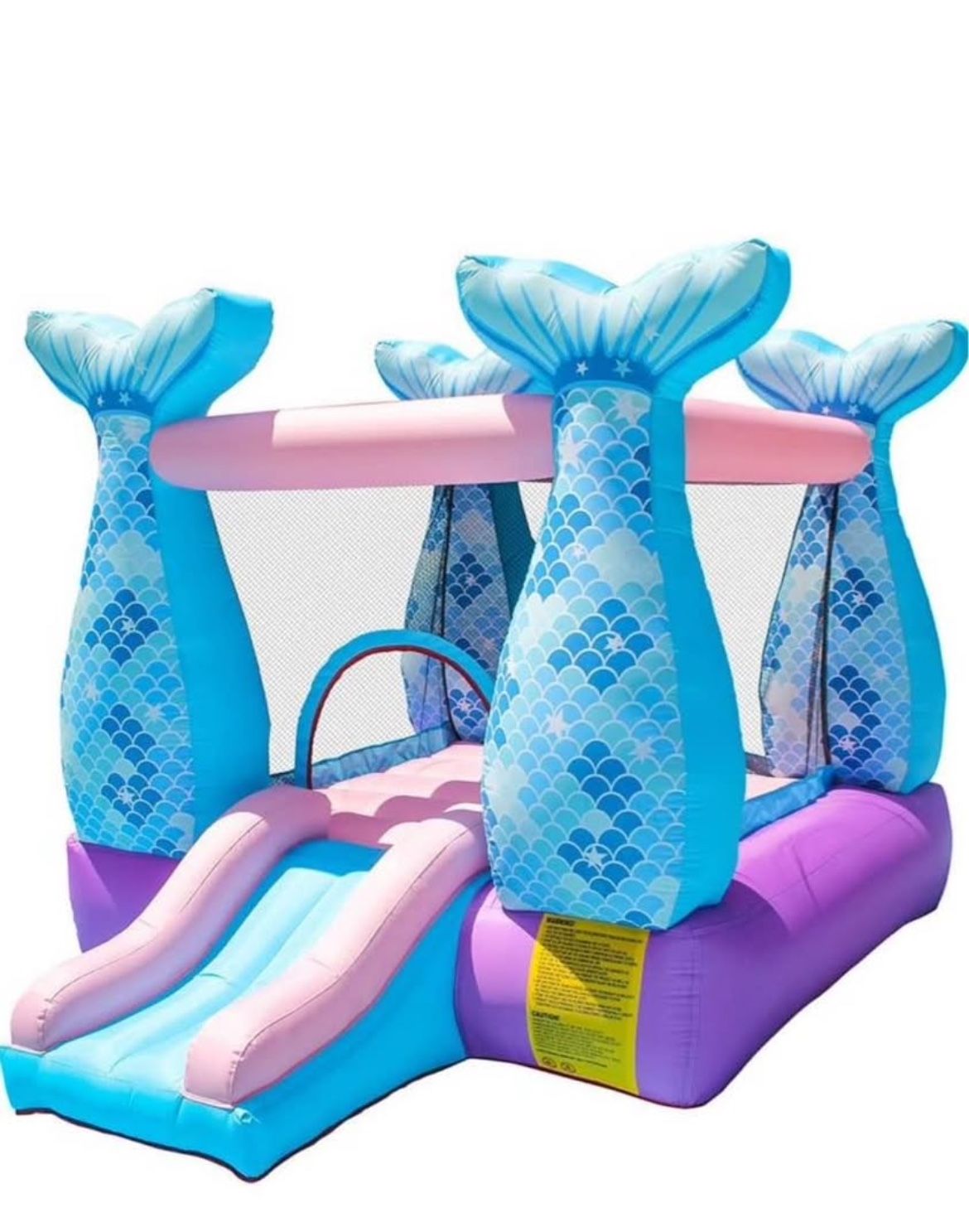 Doctor Dolphin Bounce House Inflatable Mermaid Bouncy Castle House with Air Blower for Kids Party Brand new, retail $ 250. I sell brand new items at d