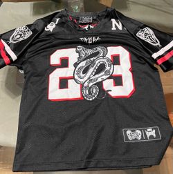 Medium Rebel Vengeance Snake Football Jersey