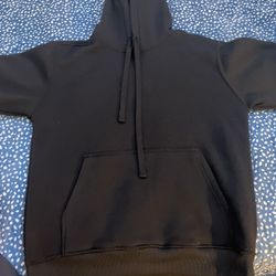Plain Black Hoodie