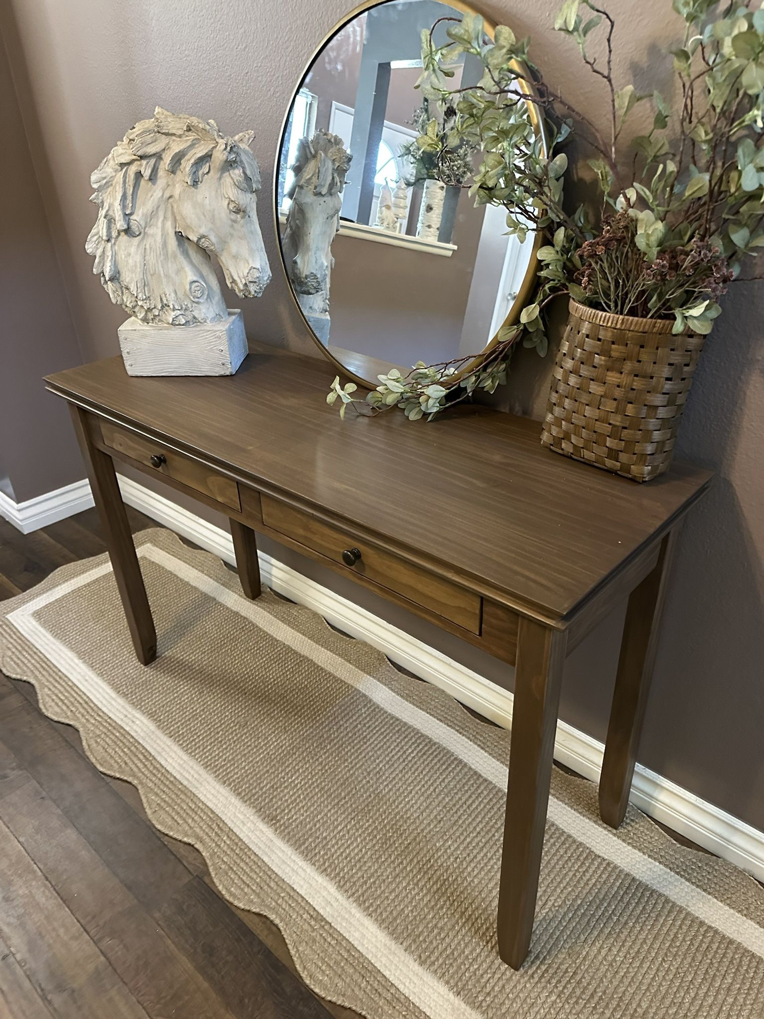 Beautiful solid Wood Console Table
