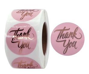 1 Inch Roll  Thank you Stickers
