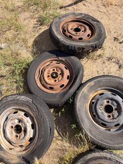 vw early 4 lug rims qty 4