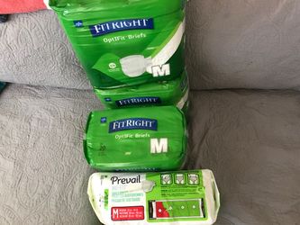 Adult disposable briefs