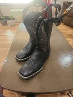 Ariat Men's Sport Square Toe Boot  Black