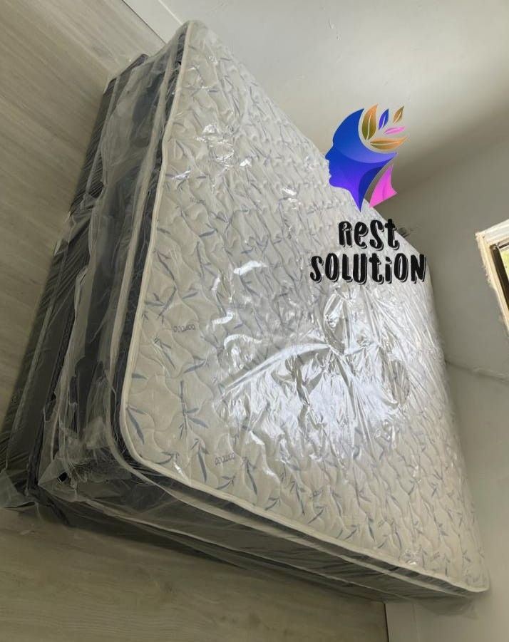 King Size Pillow Top With Box spring 🆕🔥Offer Time Limited🔥