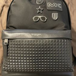 Mens Michael Kors Black Nylon / leather Backpack 