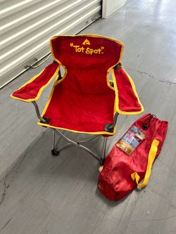 Tot Spot Red Folding Chair