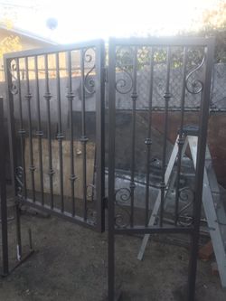 Metal gates and fences