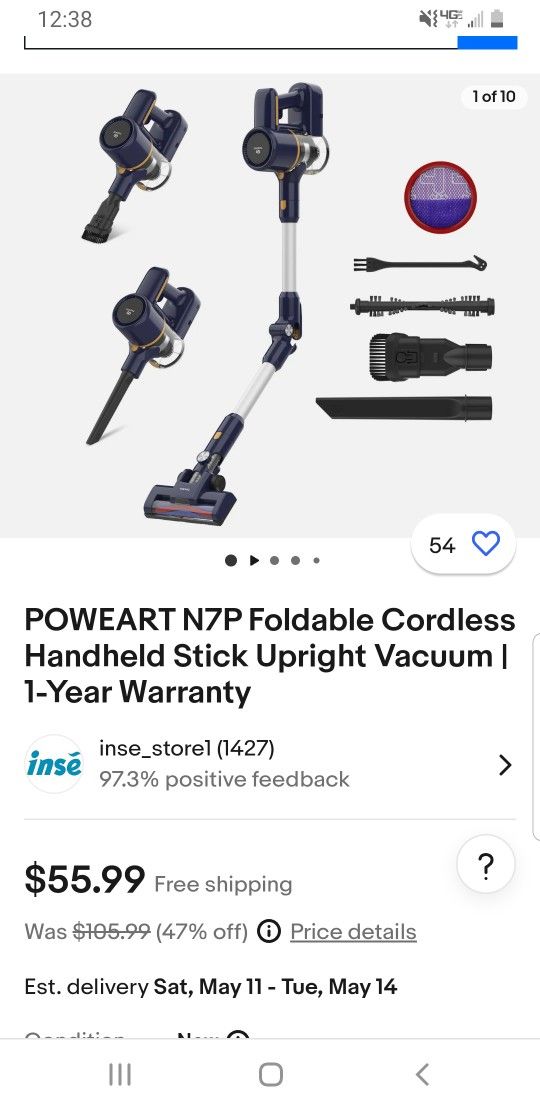 Poweart Cordless Vacuum