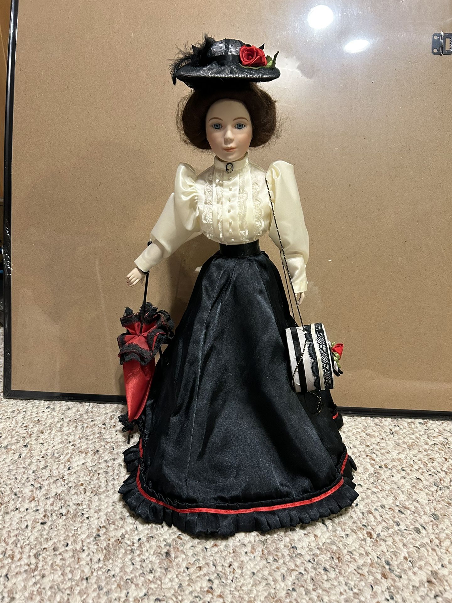 The Glamour Of The Gibson Girl Porcelain Doll