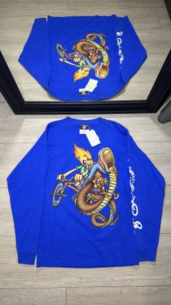 New With Tags Y2K 2000s Jnco Flamehead BMX & Snake Long Sleeve Shirt