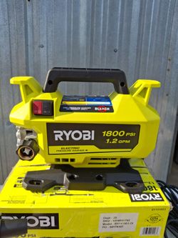 Ryobi 1800 PSI 1.2 Gpm Electric Corded Pressure Washer