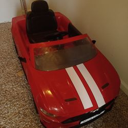 Mustang Red Car For Kids