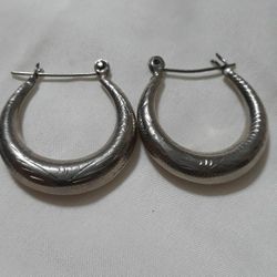 VITANGE SILVER """Hoops """