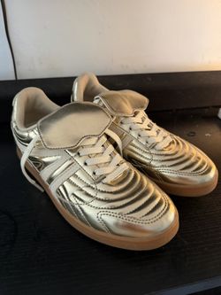 Steve Madden Gold Sneakers