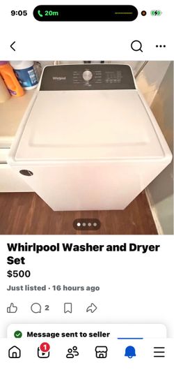 Whirlpool Washer & Dryer Set $500 OBO