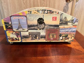 Paris Themed Decorative Keepsake Box