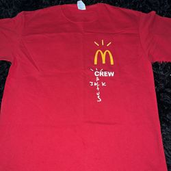 Travis Scott x McDonald's Crew T-shirt Red