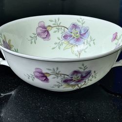 🚨Bargain: ✨Vintage 1960 Black Knight Waldenburg Studios Rampler Rose 6” Cup/Bowl, Fine Porcelain, made in Germany (new)