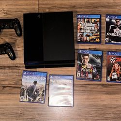 PS4 w/ 6 games 