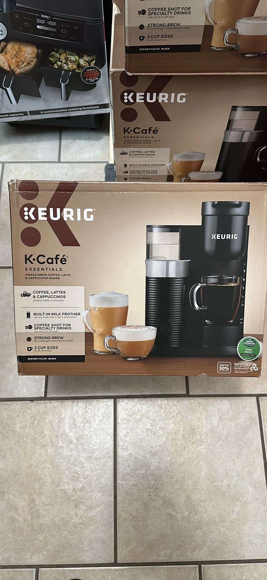 Keurig K Café Essentials Single Serve K Cup Pod Coffee Maker, Black