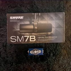 SHURE SM7B + CLOUD LIFTER