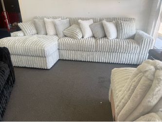 Ashley’s stupendous sectional with chaise