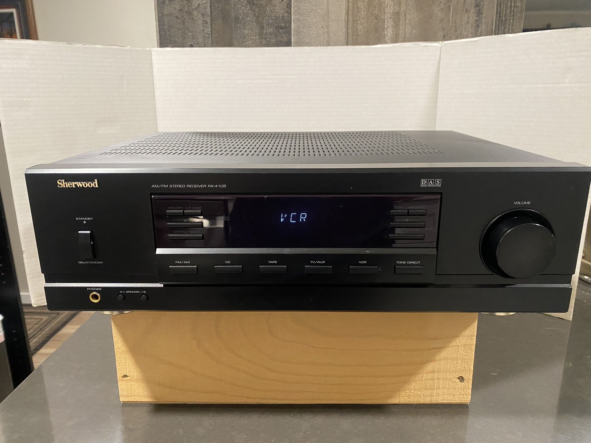 Sherwood AM/FM stereo receiver RX – 405 W/ Remote