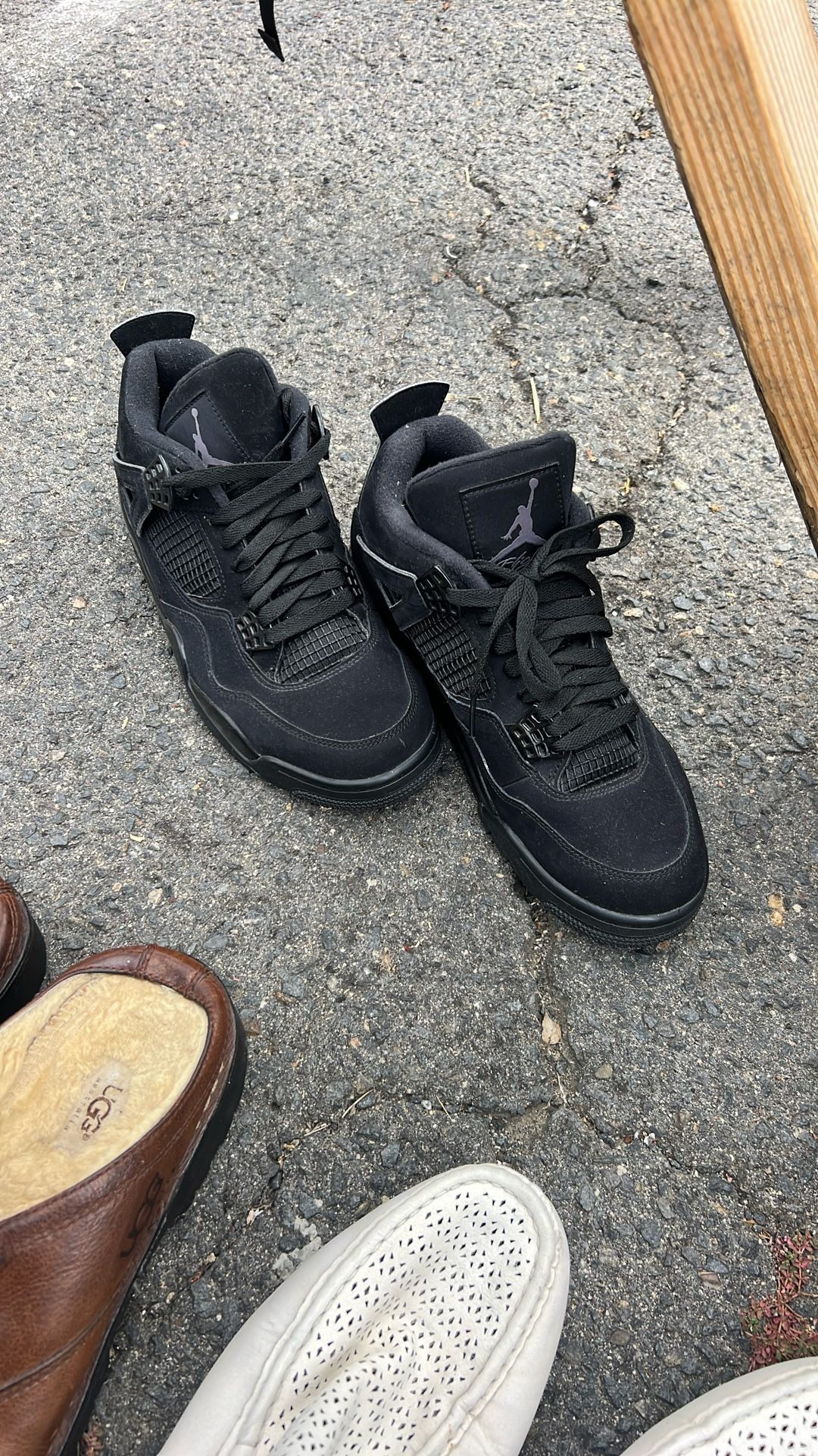 Size 10, New Jordan Black Cats