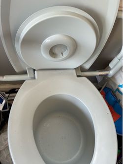 Folding steel commode