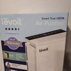 Leviot air purifier - Covers 360 sq ft - brand new HEPA filter