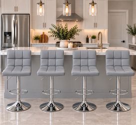 4 brand new gray bar stools chairs chair bar stool