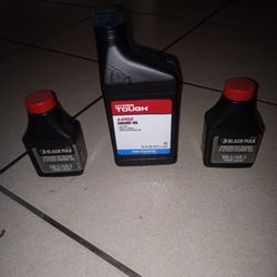 3 New Bottles Of 2 Cycle Oil Sealed $15