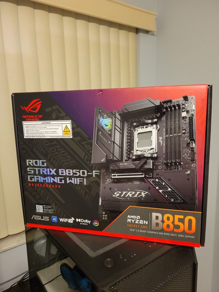 ๐ฅ ASUS ROG STRIX B850-F GAMING WIFI โ BRAND NEW / SEALED ๐ฅ