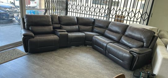Malachi Leather Power Reclining Sectional – Costco $3,000 Retail