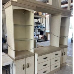 Entertainment Center With Shelves