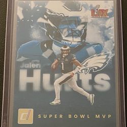 2025 Panini Donruss Jalen Hurts Super Bowl MVP