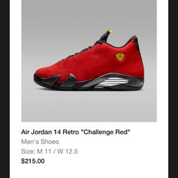 Air Jordan 14 Ferrari