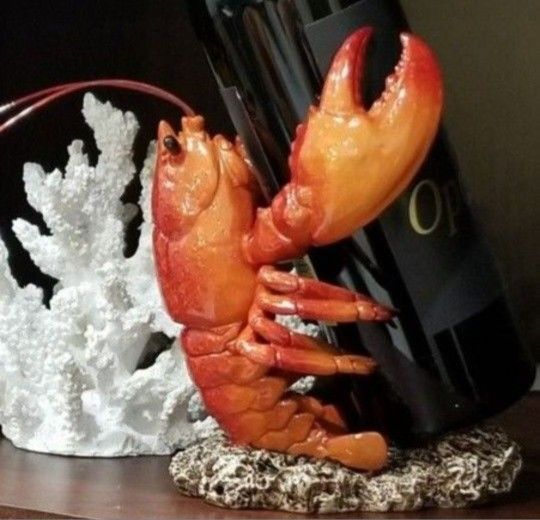 Brand New! Lobster Wine Holder- Nautical - Coastal | Winter Springs