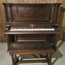 SW Miller Player Piano (Vintage, Player mechanism not working)