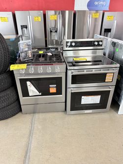 KitchenAid Stainless Steel Double Oven Electric Range