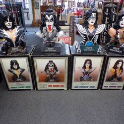 Kiss Busts Lifesize Statues. 1999 Spencer Gifts Collectible Kiss Busts Hard To Find As A Set Of 4. Make An Offer 