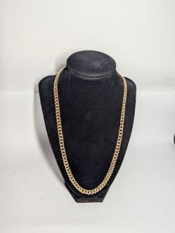 14k Cuban chain 23 inch 6mm