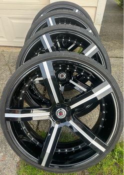 24 inch RS Rims & Tires