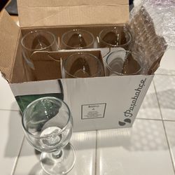 Stemmed Mini Wine/Shot Glasses - Set of 6