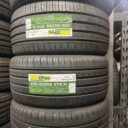 245/40/18 TBB Set Of 4 New Tires Installed And Balanced