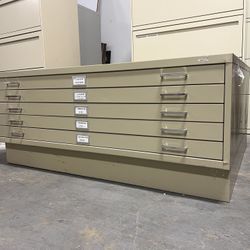 FLAT FILE CABINET for Blueprints and oversized material / 5-drawers
