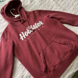 Hollister red hoodie 