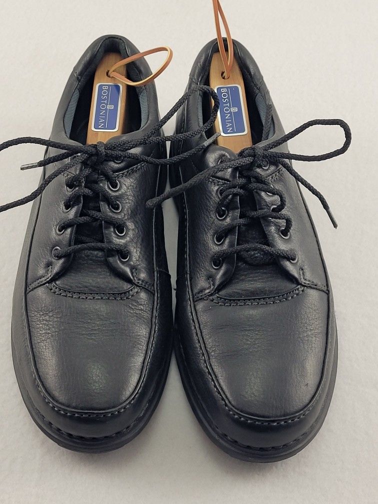 Rockport Wide World Tour Elite APM21341 Black Leather Walking Shoes Men's 9.5W