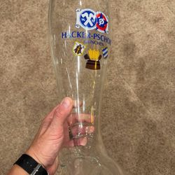Hacker Pschorr Brau Munchen German 2 Liter “Das Boot” Glass 